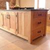 oak kitchen prep table