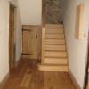 chunky oak barn staircase